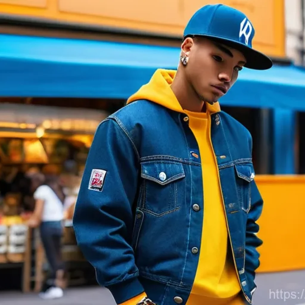 뉴에라 9FIFTY 스냅백과 39THIRTY 캡 차이 - **Urban Edge with 9FIFTY Snapback:**
"A confident young person, mid-shot, posing dynamically in ...